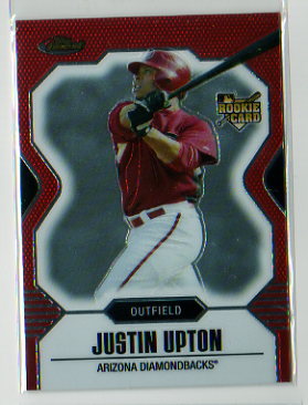 2007 Topps Finest Justin Upton Rookie Redemption