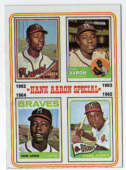 1974 Topps #4 Hank Aaron